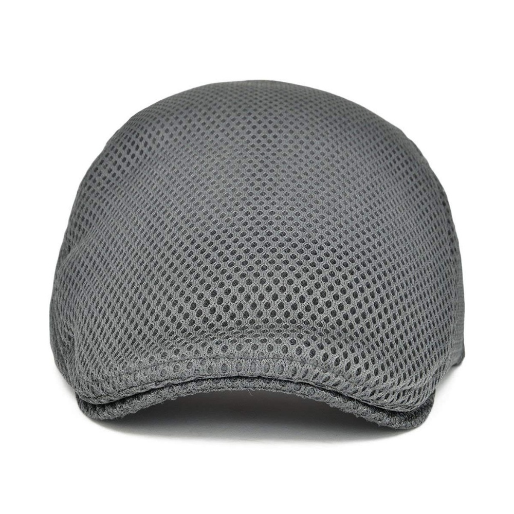 Mesh Beret Hat Summer Ivy Cap Classic Flat Cap - Picture 3 of 7
